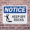 Signmission Keep Off Rocks, 10 in W x Rectangle, Plastic OS-2PACK-NS-P-710-L-13828 - alternate 8